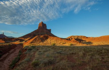 Yazın Utah çöl manzarası