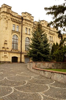 Old Ukrainian castle house architecture main building of National Technical University of Ukraine. Kyiv Polytechnic Institute. NTUU KPI