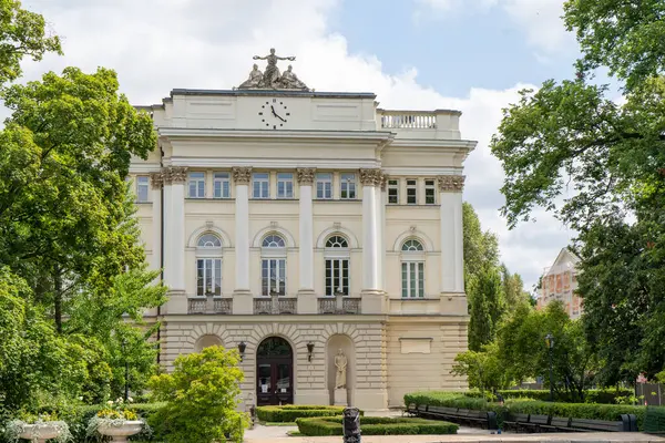 Główny Uniwersytet Warszawski Stary Piękny Dom Uniwersytetu Krakowskiego Przedmieścia Wewnątrz — Zdjęcie stockowe