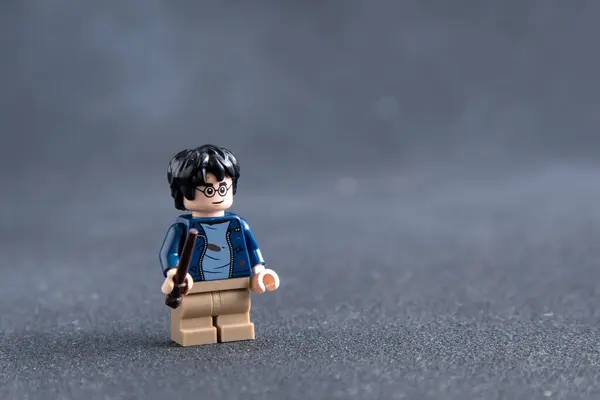 Lego Harry Potter Minifigure Giocattolo Design Bambini Fatto Mattoni Parti Fotografia Stock