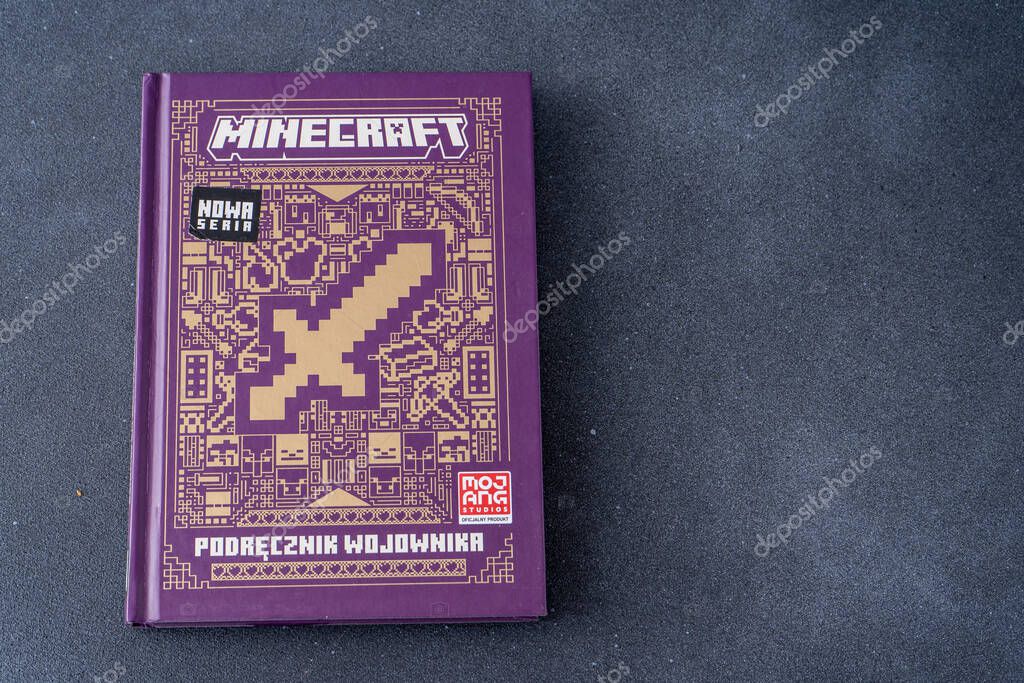 Minecraft book Combat Handbook Mojang. Polish language. Ukraine, Kyiv - March 16, 2024