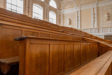 Klasik Konferans Salonu Oditoryumu. Üniversite sınıfı.