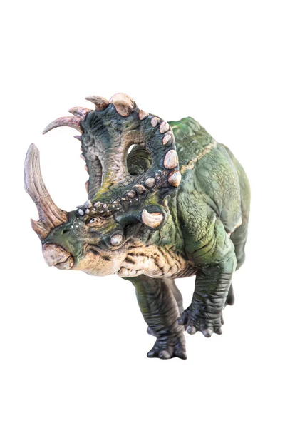 Δεινόσαυρος Απομονωμένη Διαδρομή Αποκοπής Υποβάθρου Sinoceratops — Φωτογραφία Αρχείου