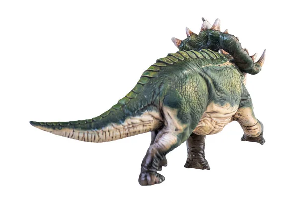 Dinosaurus Sinoceratops Izolované Pozadí Ořezávání Cesta — Stock fotografie