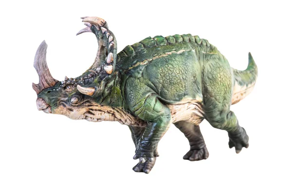 Dinosaure Sinoceratops Chemin Coupure Fond Isolé — Photo