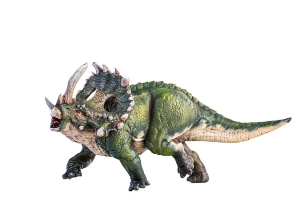 Dinosaure Sinoceratops Chemin Coupure Fond Isolé — Photo