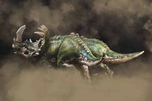 Dinosaur Sinoceratops Dark — Stock Photo, Image