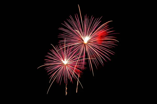 Abstract Colored Firework Background Light Sky Dazzling Display — Stock Photo, Image