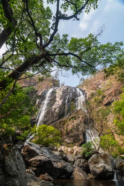Клонг Лан Водопад Красивые Водопады Клонг Лан Национальный Парк Таиланда — стоковое фото