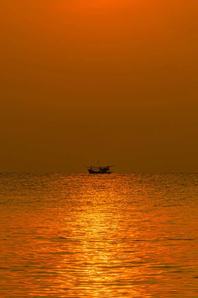 Landschap Van Prachtige Zonsopgang Zonsondergang Zee — Stockfoto