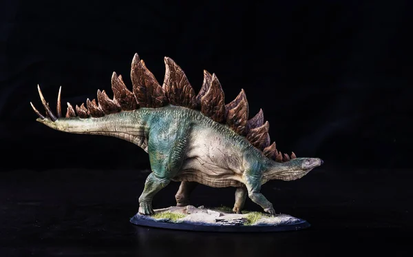 Stegosauro Dinosauro Buio — Foto Stock