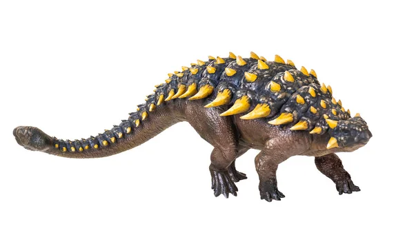 Ankylosaurus Dinosaur Isolated Background — стоковое фото
