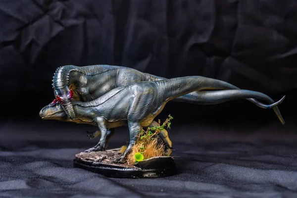 Karanlıktaki Allosaurus Dinozoru — Stok fotoğraf