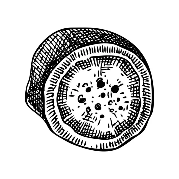 紅芋か紅芋か水芋のスケッチセット Ubeのベクトル図は黒板に孤立している フィリピン料理成分 ベジタリアン製品テンプレートデザイン要素 — ストックベクタ