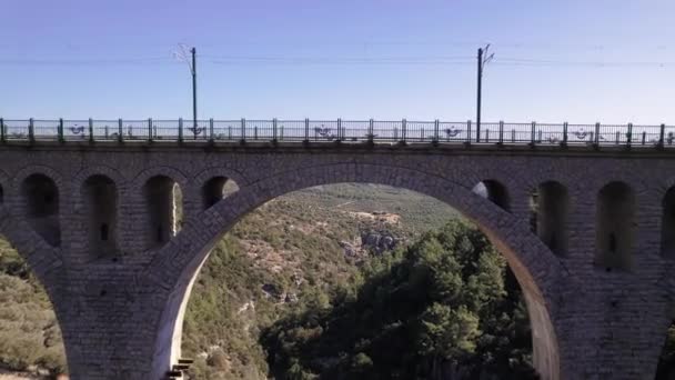 Varda Eisenbahnbrücke Auch Als Deutsche Brücke Bekannt Provinz Adana Türkei — Stockvideo