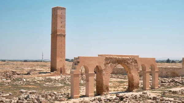 Restored Remains Harran University Ancient Arch Ruins One Oldest Settlements — ストック写真