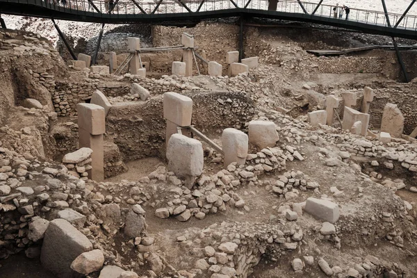 Archaeological Excavation Site Gobekli Tepe Neolithic Sanctuary Remains Oldest Religious — Stock Photo, Image
