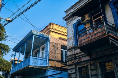 Eski Tiflis, Gürcistan 'ın otantik konut binaları