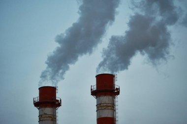 Termik santral borular.