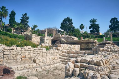İskenderiye, Mısır 'da Roma hamamlarının kalıntıları