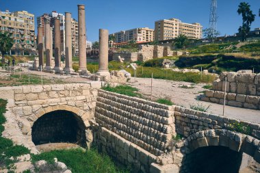 İskenderiye, Mısır 'da Roma hamamlarının kalıntıları