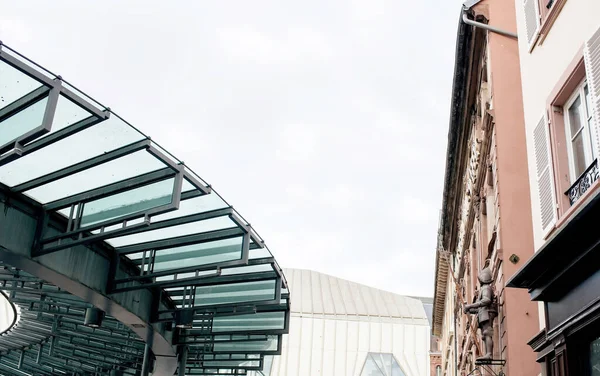 Visitare Strasburgo Homme Fer Armatura Acciaio Sulla Facciata Dell Iconico — Foto Stock