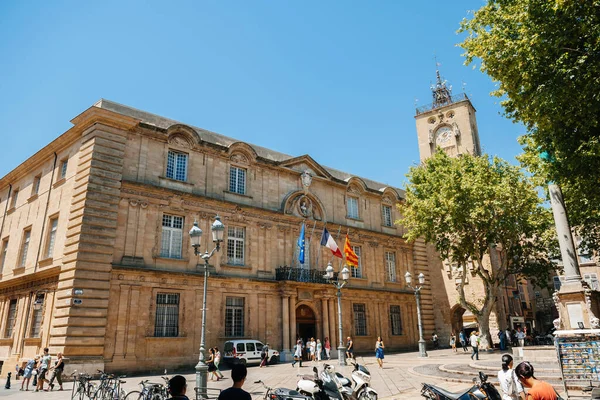 2014 Aix Provence France Jul 2014 Overview Symonic Place Square — 스톡 사진