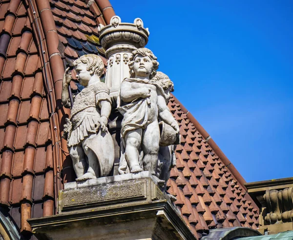 Kaiserpalast Estrasburgo França Marco Icônico Com Uma Arquitetura Cativante Esculturas — Fotografia de Stock