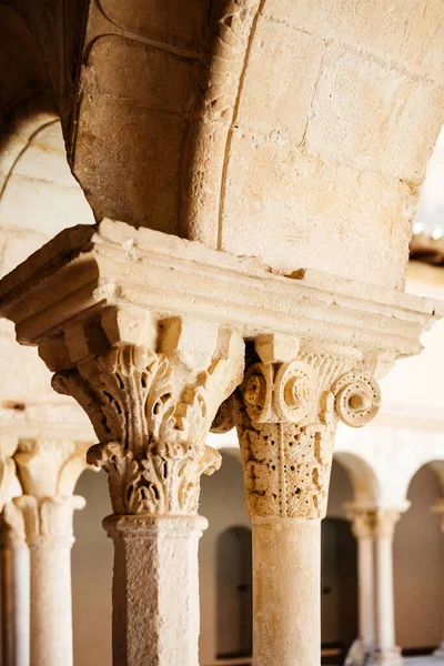 Une Ancienne Colonne Architecturale Cathédrale Saint Sauveur Aix Provence Construite — Photo