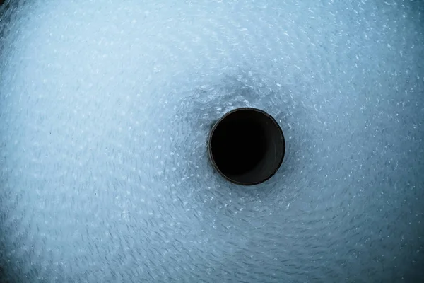 Rollo Grande Película Plástico Gruesa Llena Aire Utilizado Para Amortiguar — Foto de Stock