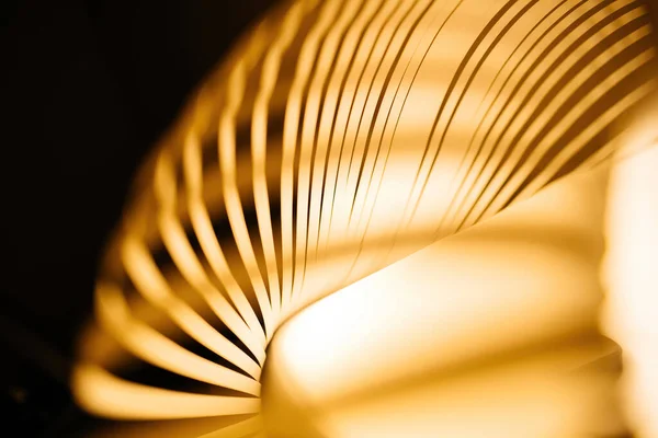 Ein Elegantes Und Einzigartiges Digitales Design Mit Goldenen Wellen Leuchtend — Stockfoto