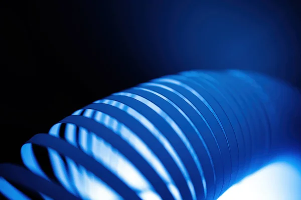 Close Macro Shot Elegant Blue Waves Background Representing Global Business — Stock Photo, Image