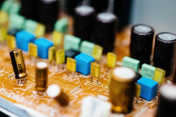 Tóquio Japão Mar 2023 Capacitores Chip Decodificação Áudio Sony Sacd — Fotografia de Stock