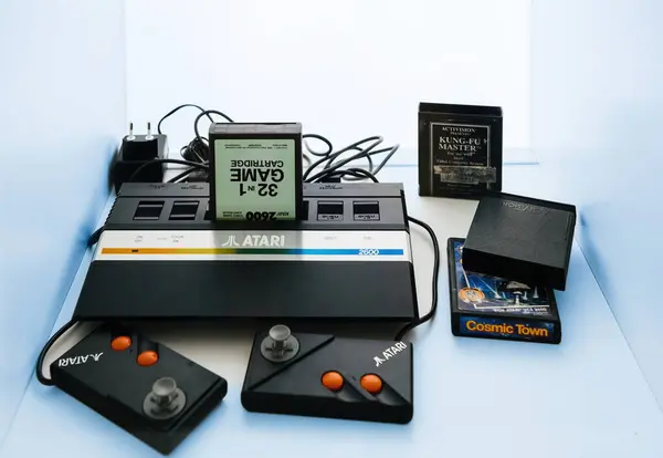 Germany Jul 2020 Atari 2600 Game Console Styled Hero Object — Stock Photo, Image