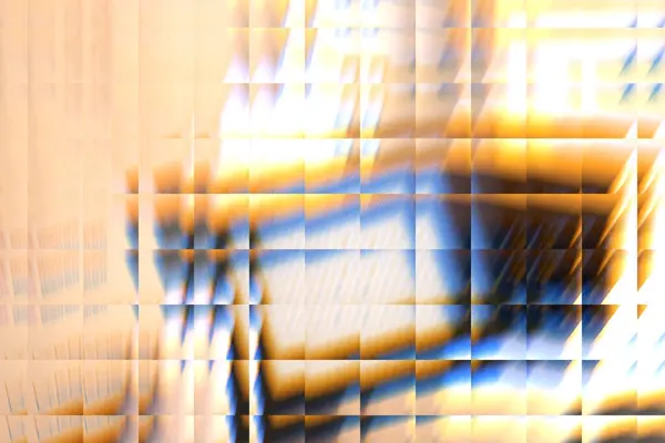Расплывчатый Стул Тускло Освещенной Комнате Создающий Абстрактную Таинственную Атмосферу Цифровую — стоковое фото