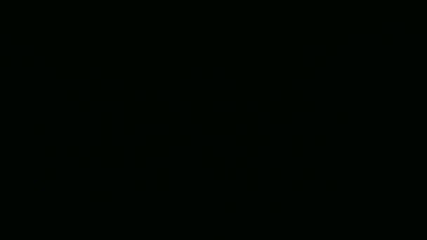 Humo Difusor Aroma Ultrasónico Luz Colorida Sobre Fondo Negro Color — Vídeo de stock