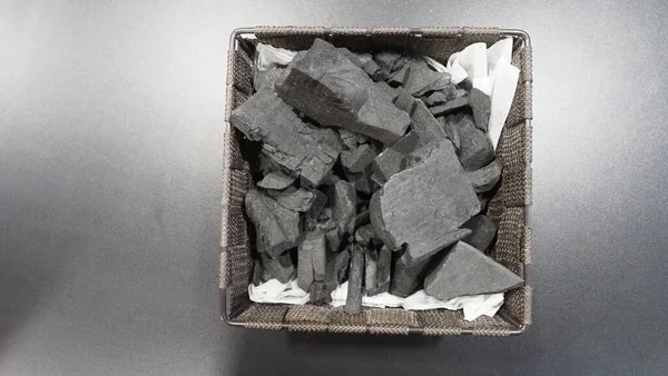 Натуральне Деревне Вугілля Традиційне Деревне Вугілля Або Деревне Деревне Вугілля — стокове фото