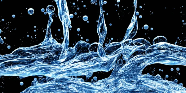Rozprysk Żelu Hialuronowego Płynny Żel Kwasu Hialuronowego Makro Żel Kosmetyczny — Zdjęcie stockowe