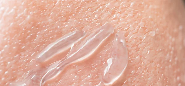 Collagen Hyaluron Serum Gel Skin Splashing Hyaluron Gel Liquid Hyaluronic — Stock Photo, Image