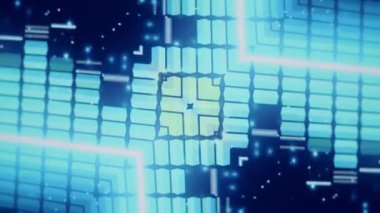 Soyut tasarım animasyon arkaplanı. Siyah üzerine ses dalgası dokusu döngüsü animasyonu. Soyut duvar kağıdı grafik tasarımı kusursuz arkaplan görüntüsü. Farklı hareketlerde müzik eşitleyici görsel