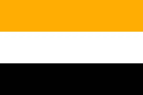 Cabindas Enkla Flagga Korrekt Storlek Proportion Färger — Stock vektor