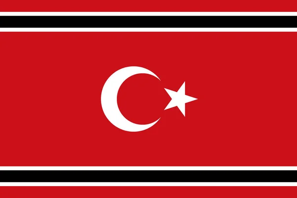Bandeira Simples Free Aceh Tamanho Correto Proporção Cores — Vetor de Stock