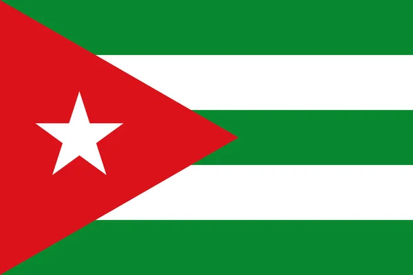 Einfache Flagge Von Guadeloupe Korrekte Größe Proportionen Farben — Stockvektor
