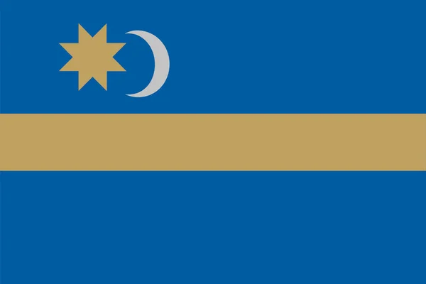 Szeklerlands Enkla Flagga Korrekt Storlek Proportion Färger — Stock vektor