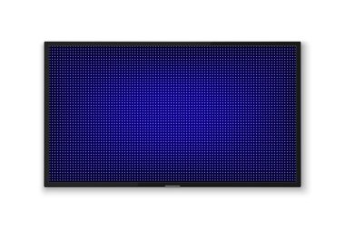 HD televizyon ekranı lcd, beyaz arkaplanda gölgesi olan TV dijital monitörü