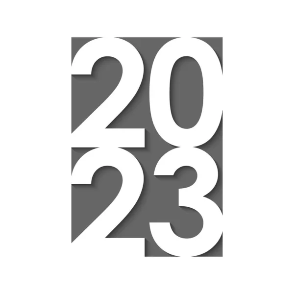Новым 2023 Годом Шаблон Векторной Брошюры — стоковый вектор