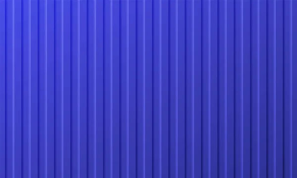 Blue Striped Cargo Contaner Texture Metal Sheet Background — Stock Vector