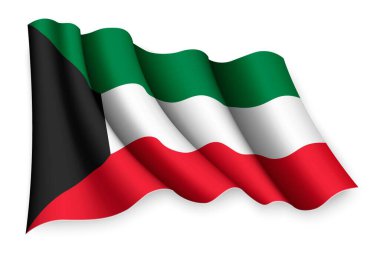 Kuveyt 'in gerçekçi bayrağı