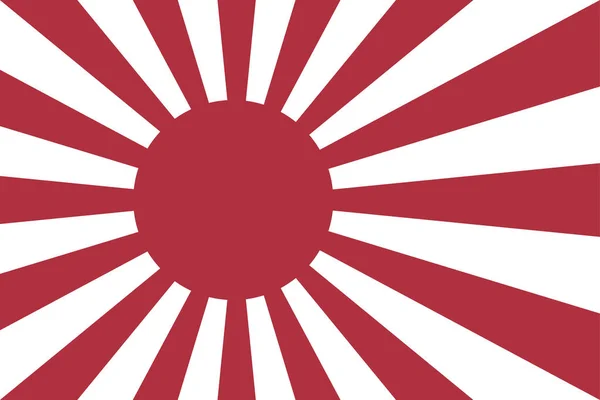 Імператорський Прапор Японії Сонцем — стоковий вектор