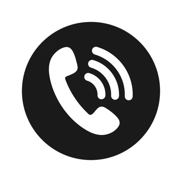 Απομονωμένο Εικονίδιο Διανυσματικού Τηλεφώνου — Διανυσματικό Αρχείο